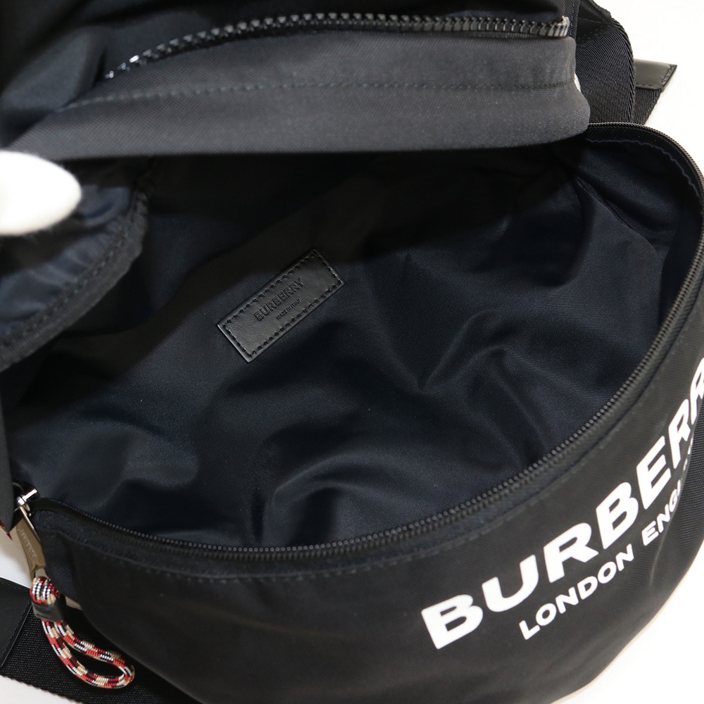 Burberry Backpack Rucksack Nylon Black - Picture 5 of 12